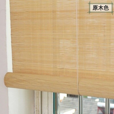 竹帘子门帘窗帘景茶馆餐厅遮阳透卷帘竹子书房阳台隔断卷帘