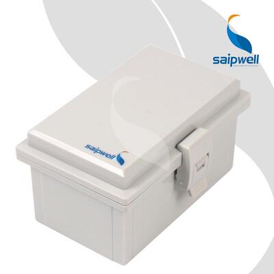 SP-MG-1016085防水塑料盒IP66合页式带扣防水箱100*160*85mm