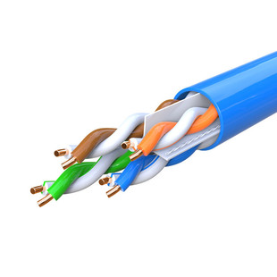 超六类四对双绞线千兆网络线utpcat6E无氧铜高速网线电脑网线现货