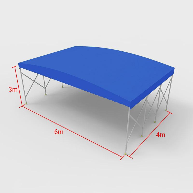 大型移活动推拉雨棚电动遮阳棚篮球伸缩仓库停车蓬户外大排档帐篷