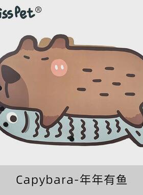 Misspet卡皮巴拉猫抓板板猫咪耐磨爪猫抓板睡床可爱猫窝宠物用品