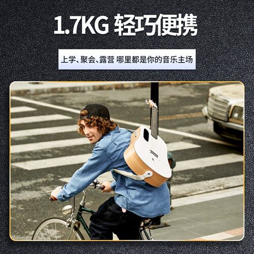 热销拿火吉他寸源男女生新手初学者民谣吉他旅行36bluelava