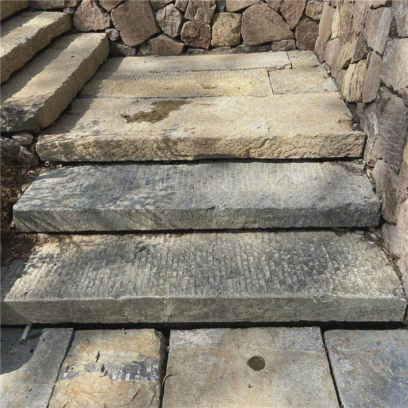 自然面青石板铺路石广场户外花岗岩踏步石仿古做旧老石板,基础建材,天然大理石,淘宝优惠券,粉丝福利购,淘宝优惠卷