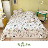 夏季 儿童卡通夏凉被幼儿午睡棉双人针织空调被薄被针织棉夏被