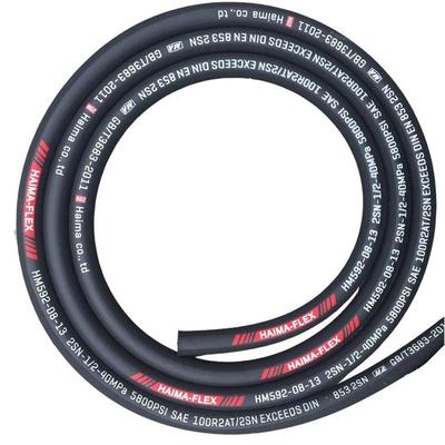 河北高压胶管油管钢丝缠绕液压油管高压液压胶管矿用胶管总成