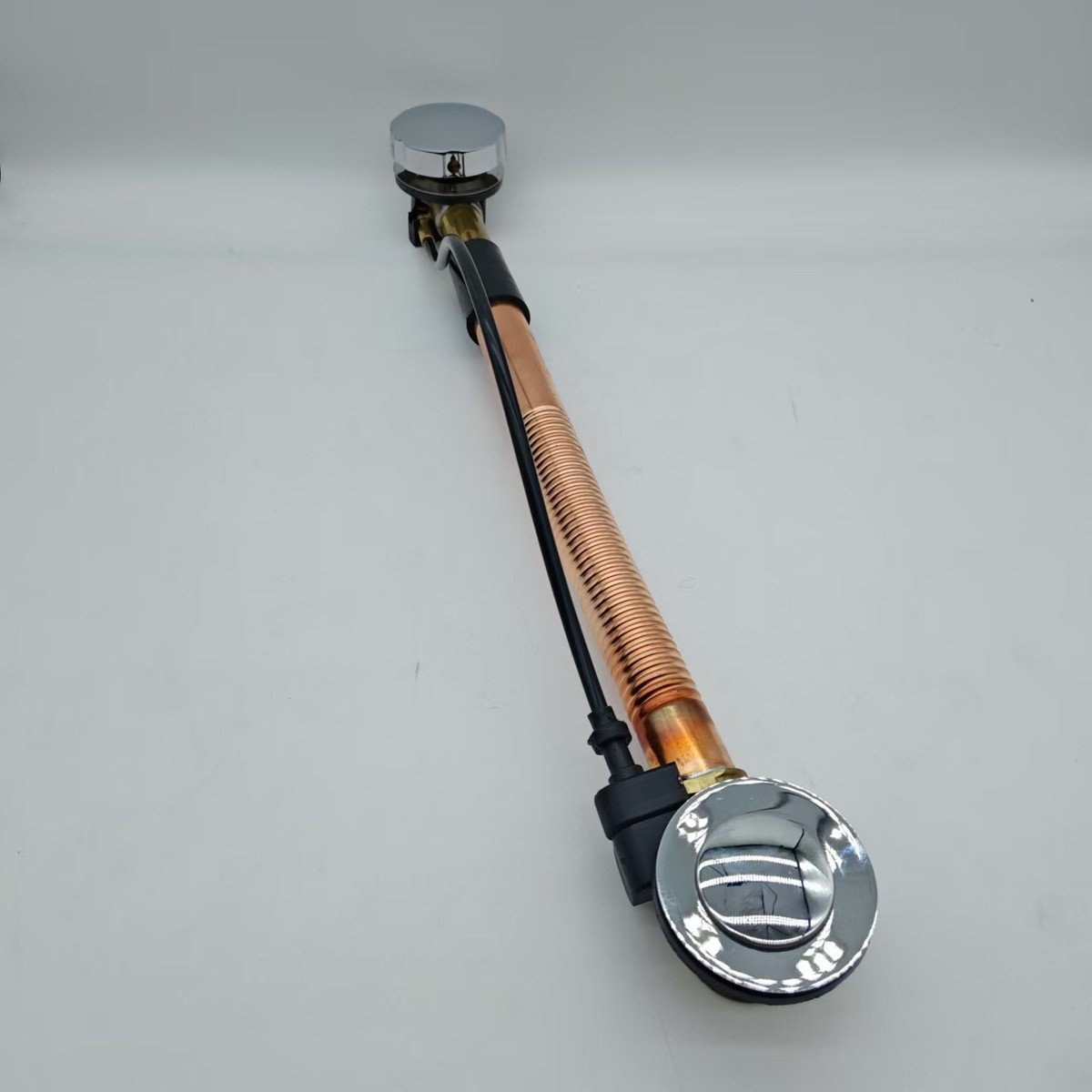 拖布池专用排水配件一体式旋转式排水全铜下水器浴缸拖布池配件