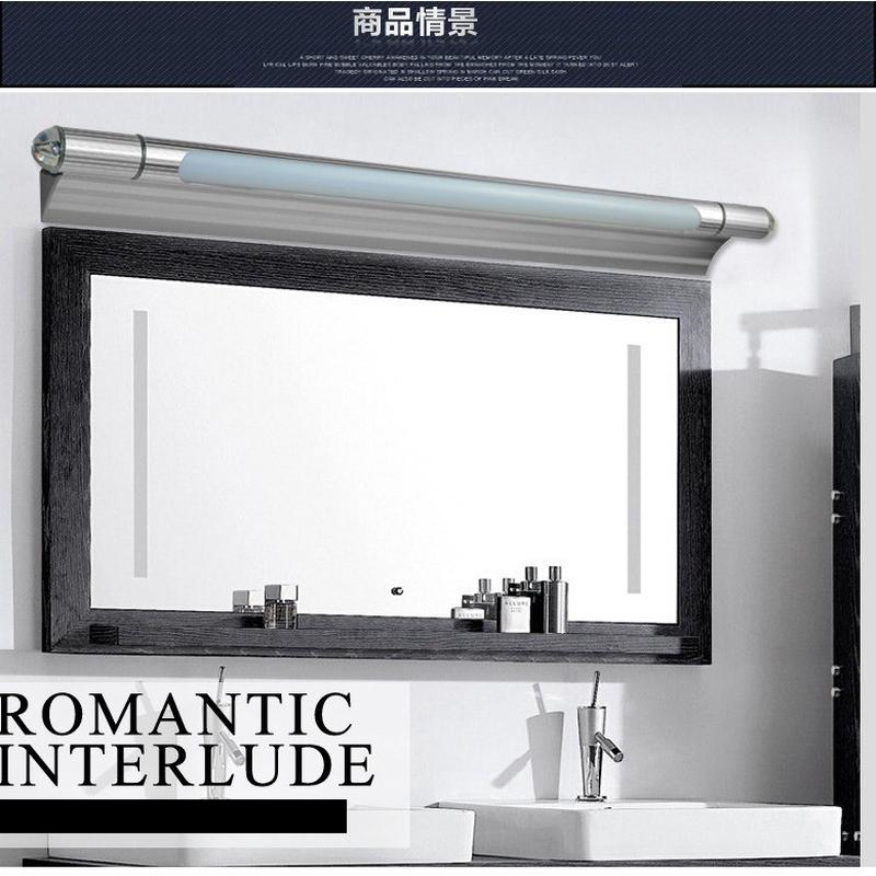 简约led镜前灯卫生间浴室镜柜防潮防水灯洗漱间化妆台灯t4灯管