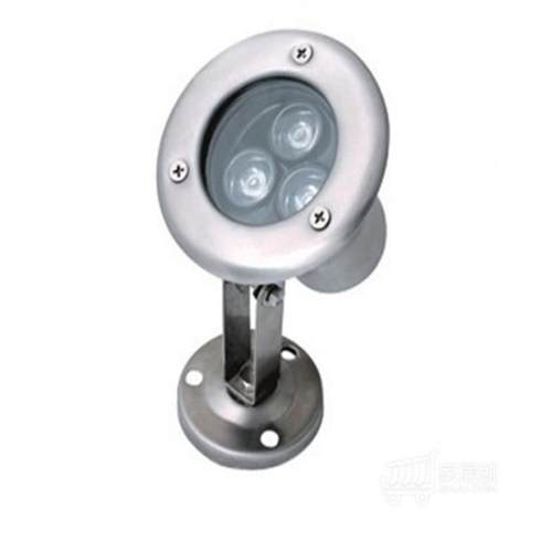 嵌入式水底灯七彩喷泉灯RGB不锈钢灌胶大灯庭院泳池灯