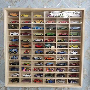 1:64多美卡风火轮模型收纳架小汽车模型展示柜火柴盒跑车收纳架