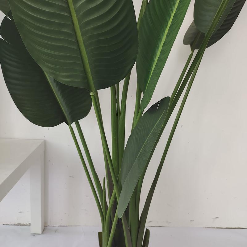 ins北欧风格装饰加密绿植盆栽摆件家居饰品假仿真旅人蕉现货