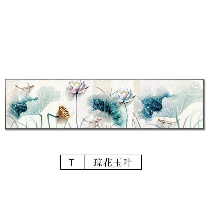 新中式卧室挂画花鸟卧室房间字画酒店公寓民宿客房床头装饰画定制