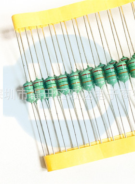 05101MH色环电感102K棕黑红银1W10%直插绕线电感器可供样