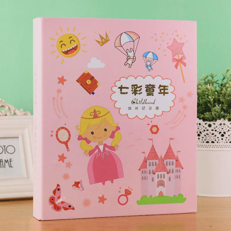 a4相册成长纪念册儿童幼儿园diy手工制作小学生卡通幼儿记录手册