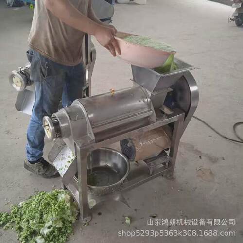 鲜姜榨汁机设备大型工业果蔬榨汁全自动打汁机加工