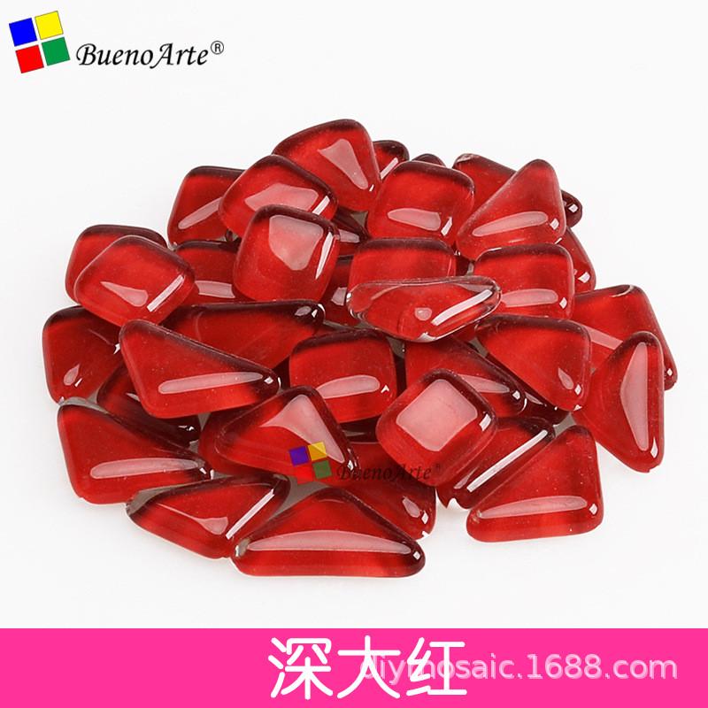 diy创意儿童手工自由厂家直销水晶装饰石玻璃画背景墙马赛克散粒图片