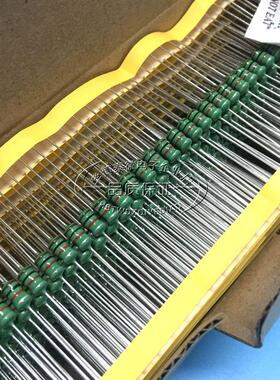 编带直插色环电感AL0510-102K1000UH1MH1W色码电感10%棕黑红银