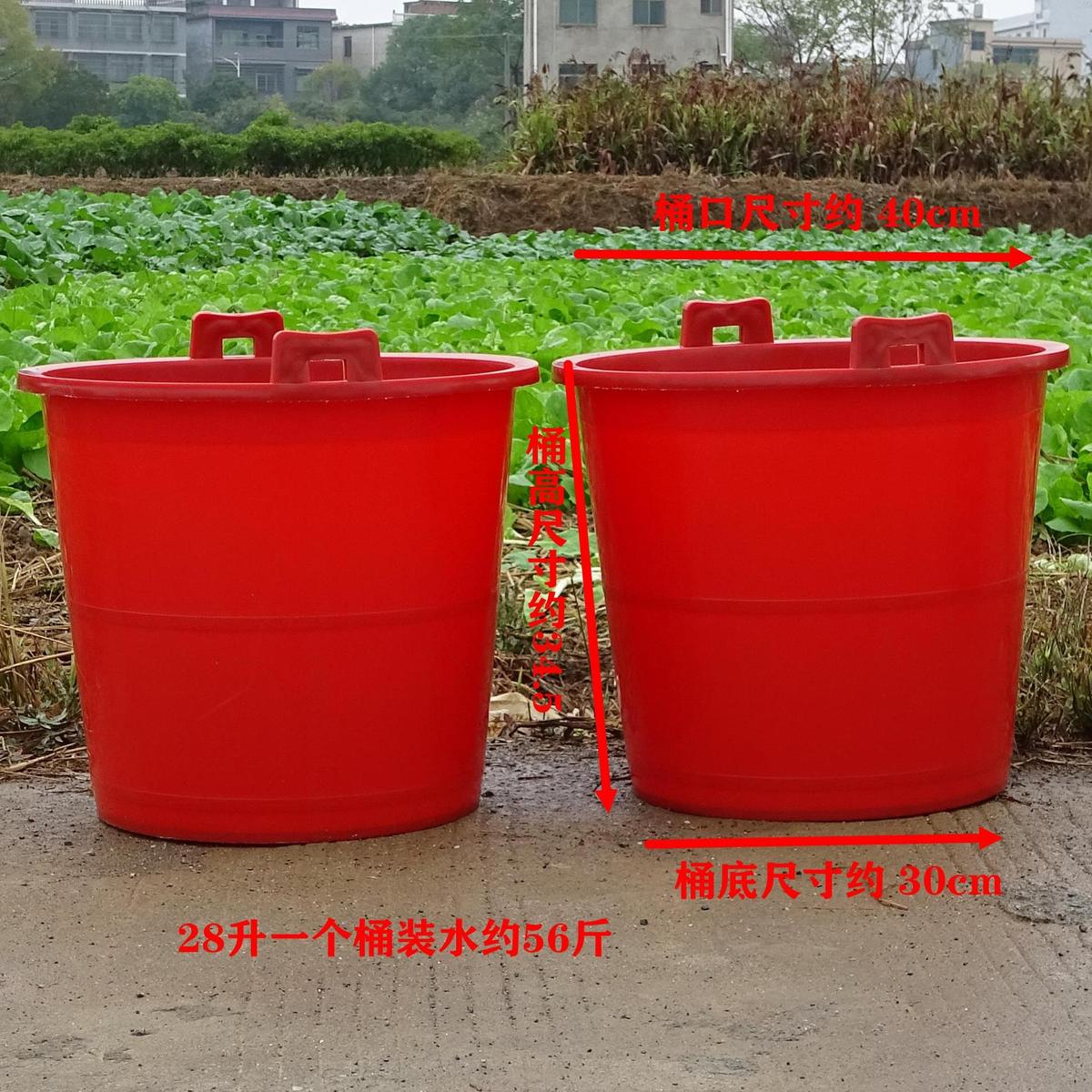 尿桶种菜塑料桶胶桶粪桶挑水桶牛筋桶诱蜂桶花盆耐摔垃圾桶