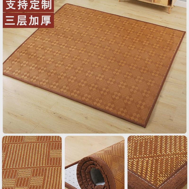 草席地垫2024新款夏天凉席地铺睡垫子专用打地铺垫榻榻米床垫地板