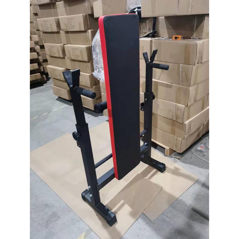 可折叠加厚哑铃杠铃二合一卧推架小举重床卧推架平凳深臀蹲推垫