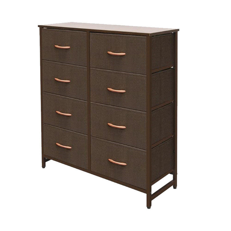 厂家无纺布收纳铁艺抽屉式斗柜子折叠艺抽屉式多层折叠衣柜