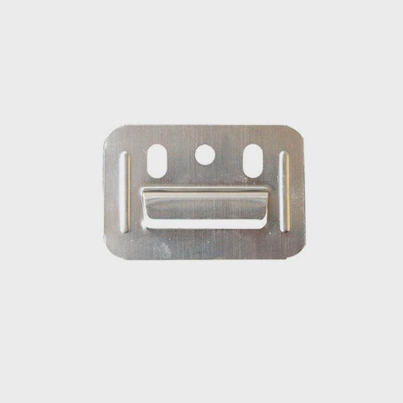 集成墙板卡扣不锈钢卡片竹木纤维卡子大全墙板连接片紧固件扣板卡