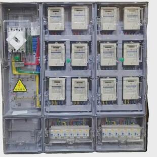 户外防水主控表箱国网户单相透明电表箱9户12户15户18南方电网21