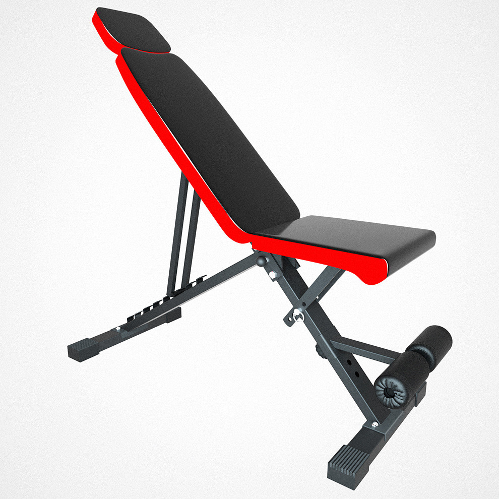 仰卧起坐健身器材家用多功能哑铃凳健身椅飞鸟卧推凳可折叠仰卧板