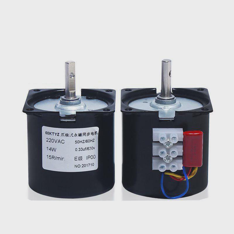 低速微型转马220v/60ktyz永磁同步电机/减速电机/14w20交流达