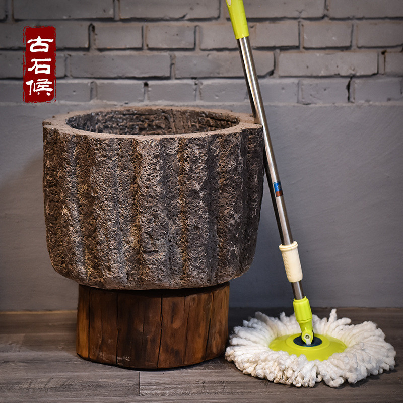 8ksg批发老庭院墩布池复古石槽别墅拖把池家用户外拖布池民俗花园
