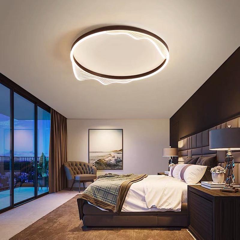 卧室灯现代简约大气家用轻奢灯饰led吸顶灯客厅北欧灯具极简创意