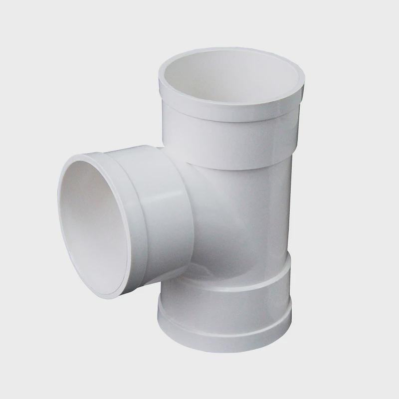 厂家供应pvc正三通等径三通90下水三通度pvc排水管件250-400