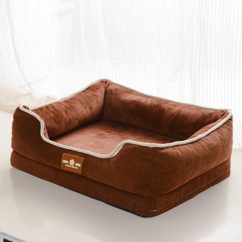 可拆洗狗窝四季通用沙发窝小型中型犬泰迪狗床宠物窝室内用品