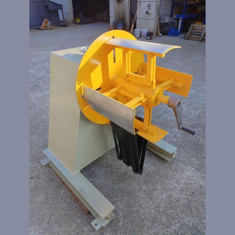 低价mt有材料钢卷收放卷机各类卷料安全放置架小型普通轻便动力架