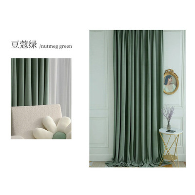 欧式古典高遮光绒布维多利亚绒丝绒酒店民宿卧室柯桥窗帘成品