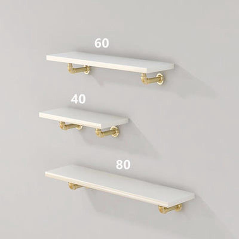 北欧创意实木置物架墙壁一字板壁挂架客厅工业风铁艺水管装饰架