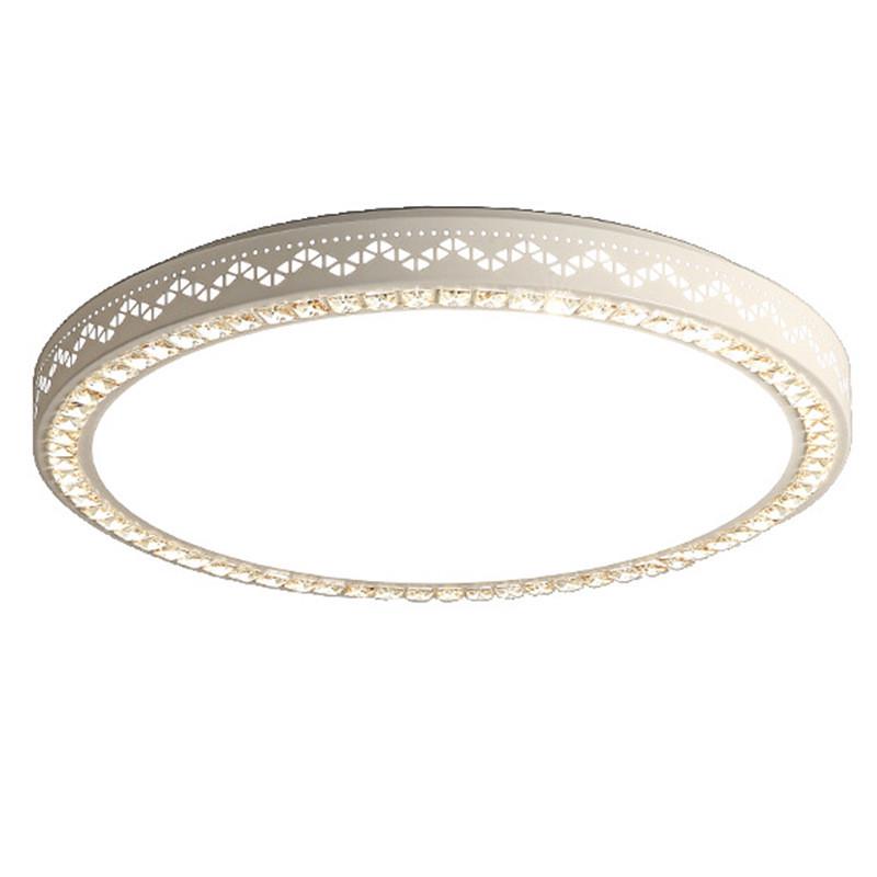 智能led吸顶灯长方形厅灯简约现代大灯1米卧室灯圆形餐厅灯具灯饰