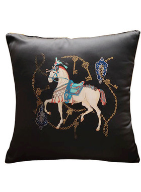 bb4c客厅沙发车载家用抱枕被毯子空调办公室午睡批发缎面两用