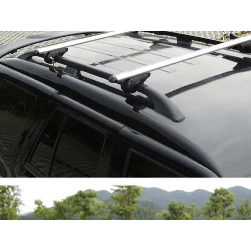 热销新款suv架车顶通用型汽车车顶行李架横杆铝合金带锁车顶横杆