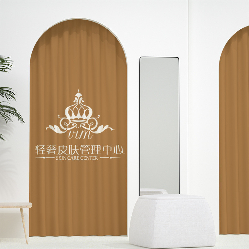 门帘隔断帘免打孔美容院过道个性创意隔断可空调挡风logo订印新品