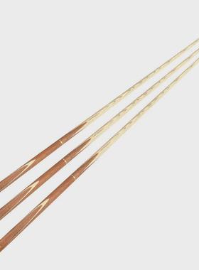 中式黑八英式10mm小头台球杆3/4双节斯诺克球杆台球配件cue