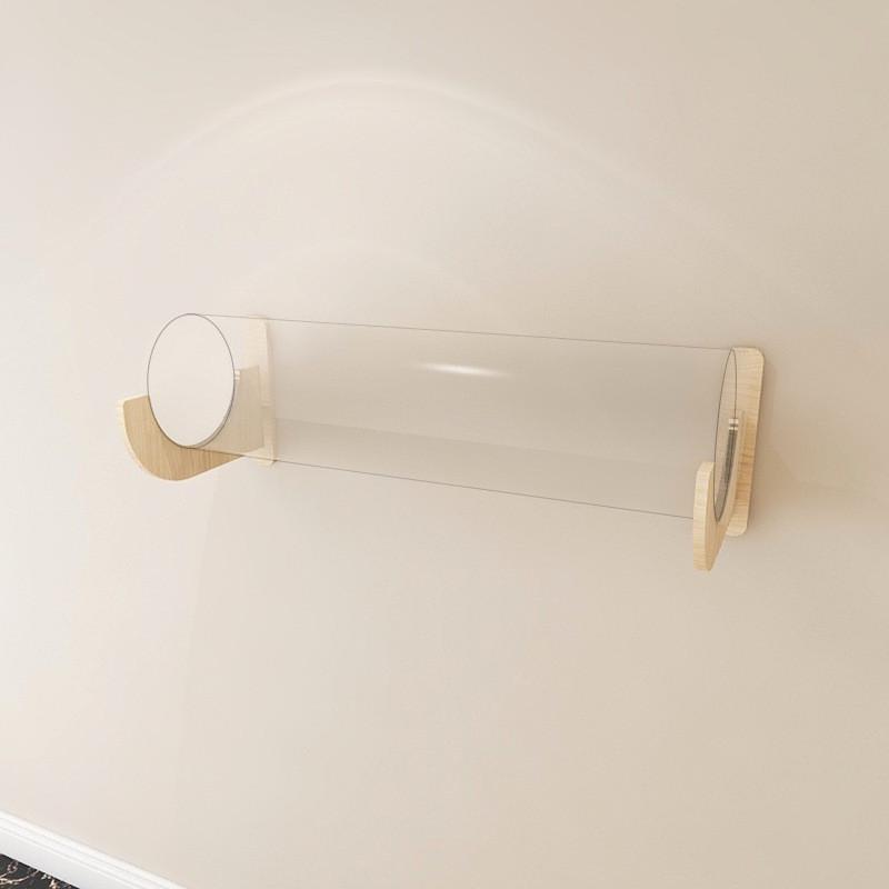 萌助实木猫爬架墙壁diy壁挂墙壁架猫猫抓柱猫跳台猫架太空舱猫窝