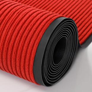 双条纹卷材地毯整铺门垫进门商用酒店门口走廊防滑防水入户门地垫