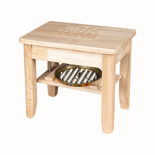 腿艾灸凳艾熏坐椅可升降四实木方形坐灸凳臀部脚底工具仪器坐灸器