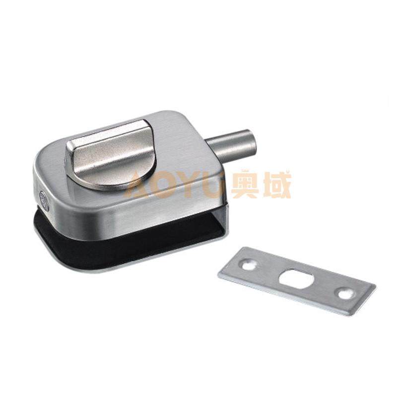 304不锈钢玻璃门插销免开孔无框单门双开门锁u型办公室锁地插地锁,基础建材,机械门锁,淘宝优惠券,粉丝福利购,淘宝优惠卷