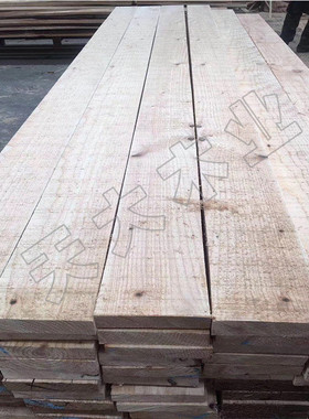 木材落叶松本地松木白松落叶松木方料支模跳板铁杉木