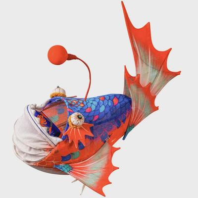 王的手创安康鱼灯笼中秋节手工diy材料包中式竹编花灯古风国潮