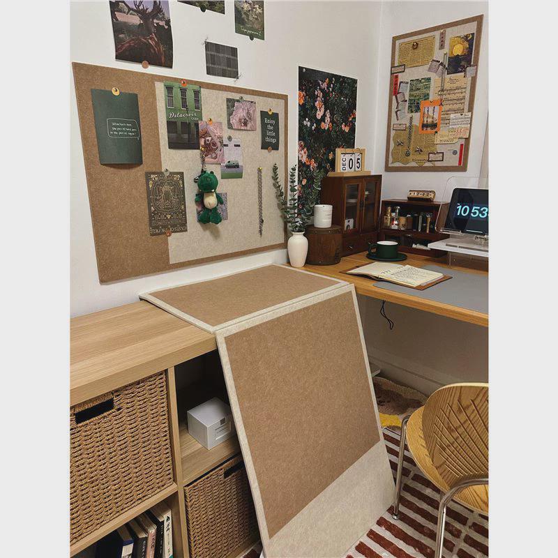 毛毡板墙贴照片墙软木板留言板展示背景板ins北欧风墙面装新人包