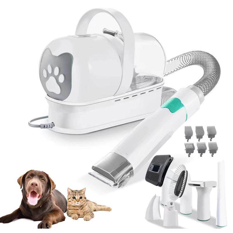 7合1吸尘宠物理毛器狗狗猫吸尘套装多功能修剪剃毛一体
