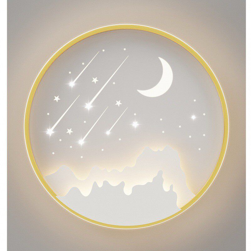 2024新款led吸顶灯简约家居圆形灯具卧室书房灯饰个性现代吸顶