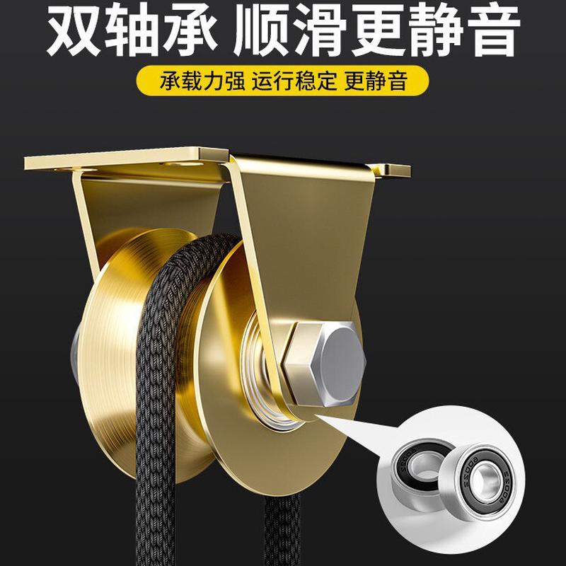 轨道滑轮轴承v型u凹槽轮推拉大门地小轮子重型角铁导向定滑轮吊轮